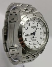 Vtg 2007 Traser H3 Classic Automatic Calibre ETA 2824 St/Steel 40mm Gents Watch