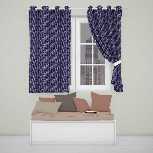 Blackout eyelet curtains - blackout,