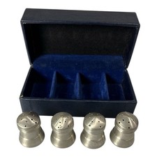 Vintage B & M Pewter 4 Piece