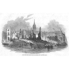 GRAVESEND Ruins after the Fire