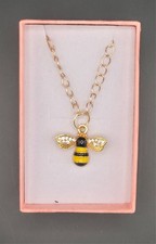 Gold Coloured Bumble bee necklace
