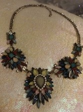 Multi Colour Statement Necklace