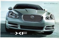Jaguar XF Specifications 2007-08 UK Market Brochure Luxury Premium Luxury SV8