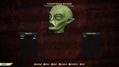 Glowing alien mask xbox - alien,