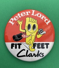 Collectable Badge - Fit Feet Peter Lord - Clarks Shoes