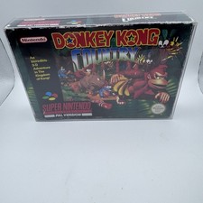 Nintendo Donkey Kong Country SNES Super Nintendo PAL Complete Boxed with Manual