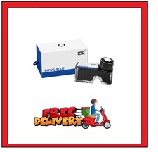 Montblanc Ink Bottle, Royal Blue - 60ml Ink bottle with front compartment