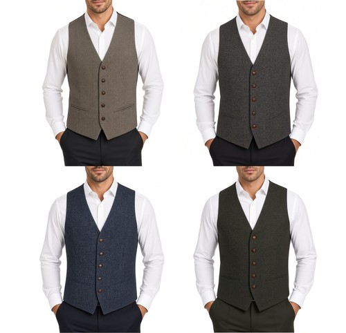 Mens wool tweed - tweed, slim