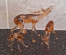 VTG MURANO AMBER GLASS