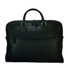 Dunhill Belgrave Single Document Briefcase Black Leather - 10/10 Condition