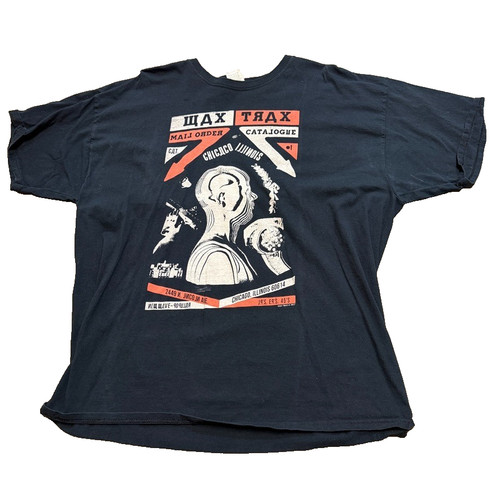 Vintage wax trax records shirt - vintage,