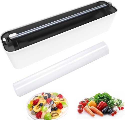Plastic wrap dispenser with - dispenser,