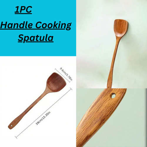 Long wooden wok shovel - long,