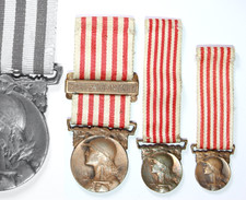 FRANCE: Lot of 3 MINIATURE French WW1 Commemorative First World War Medals