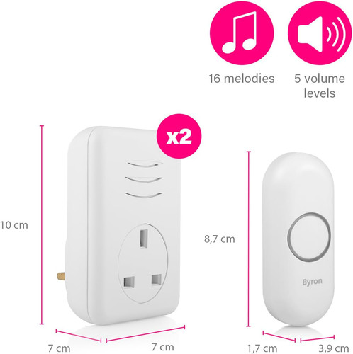 Byron dby 22317uk wireless - byron, dby-22317uk