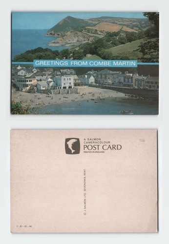 Vintage postcard combe - postcard, martin