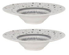 Risotto pasta plates bowls large 28cm Stoneware BARROCO -pack 2-