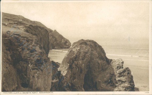 Perranporth western cliffs - western,