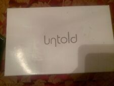 Untold - ladies black peep toe