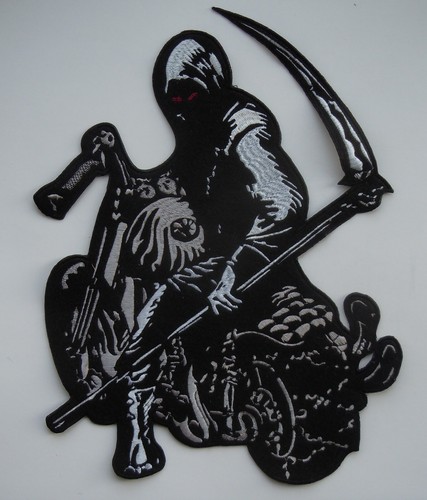 Reaper biker embroidered - reaper,