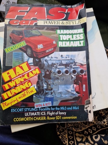 Fast car magazine jul - jul, 1988