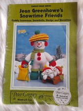 Jean Greenhowe's Snowtime Friends Toy Knitting Pattern Booklet