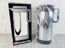 Vintage Thermos Coffee Pot In Chrome 1.0 Litre Model 92L Unused