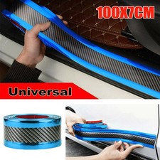 7CM*1M Carbon Fiber Blue