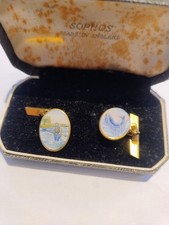 Rare Fishing Enamel Vintage