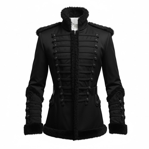 Men black steampunk military - steampunk,