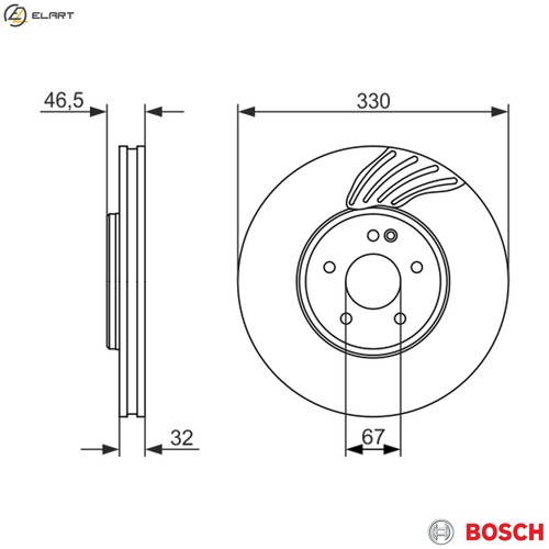 Brake disc 986 - brake, 719