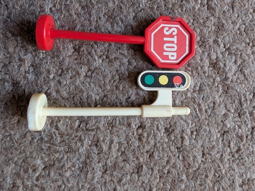 Plastic road toy - 2, signs