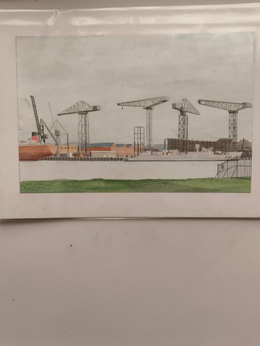 Vintage glasgow shipbuilding - vintage,