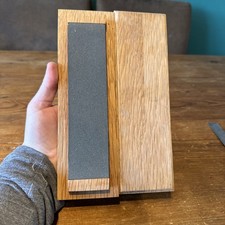 Vintage Boxed India Oilstone /