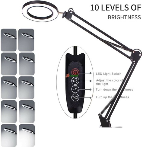 Usb led magnifying glass - 5x,