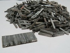 Job lot of 1100 + vintage metal type set printers letters lower case 
