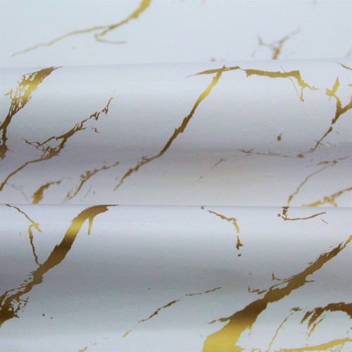 Marble effect gold - effect, white
