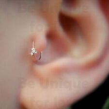 Cartilage Tragus Ring Diamante Crystal Cartilage Earring, Nose Hoop Helix Ring