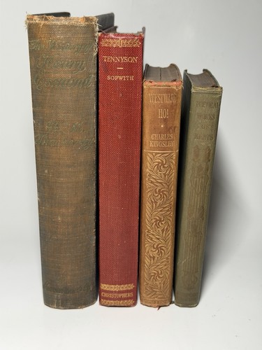 Vintage antique books - antique,