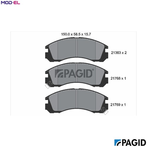 Brake pad set - brake,