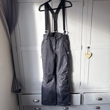 Trespass Women's Salopettes Ski Trousers Size S (UK10) Black Excellent Condition