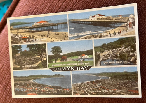 Vintage postcard colwyn bay - vintage,
