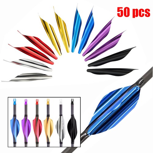 Archery 50pc spin vanes - archery,