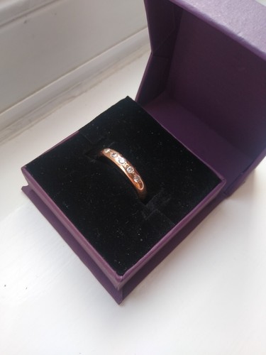 14ct handmade gold ring with - , 5