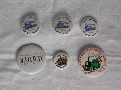 Railway pin badges - 6,