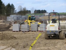 Photo 6x4 Kerbstones & Pipes