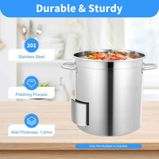 35L Stainless Steel Stock Pot