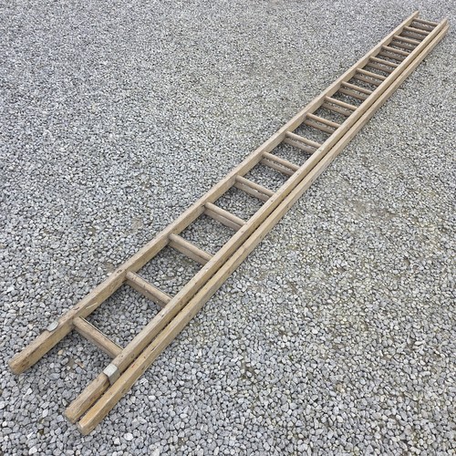 Vintage wooden ladder - vintage,
