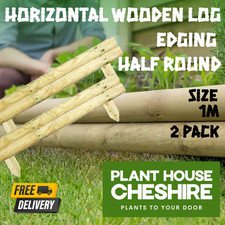 Horizontal wooden log panel - wooden,