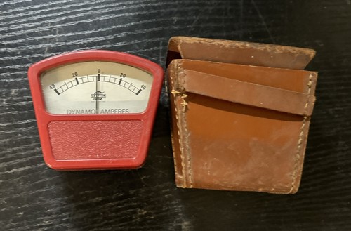 Vintage ammeter dynamo amperes - vintage,